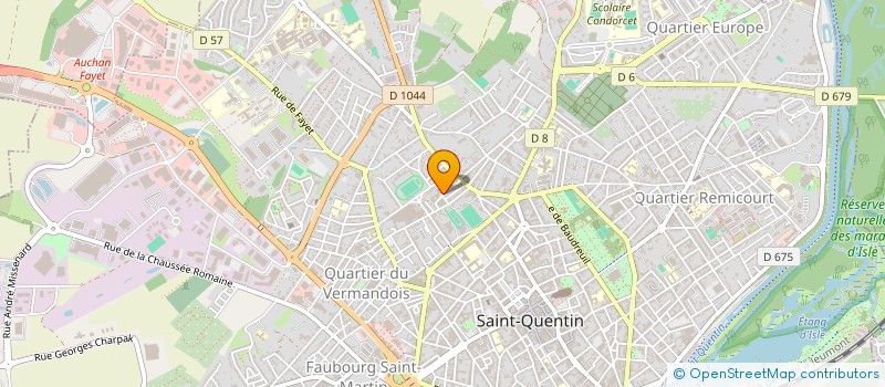localisation de l'entreprise ASSOCIATION POUR LE DON D ORGANES ET DE TISSUS HUMAINS DU DEPT DE L AISNE à SAINT-QUENTIN