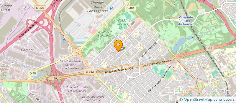 localisation de l'entreprise ASSOCIATION POUR LE DON DE SANG BENEVOLE D'AULNAY SOUS BOIS ET ENVIRONS à AULNAY-SOUS-BOIS