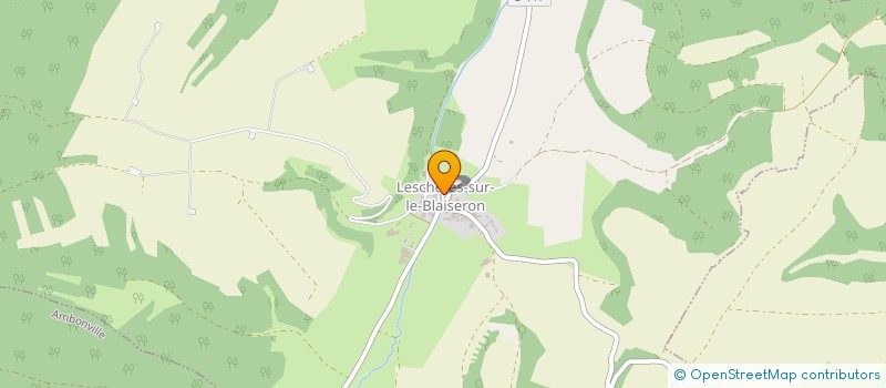 localisation de l'entreprise ASSOCIATION POUR LE DON DE SANG BENEVOLE DE BLAISE BLAISERON à BAUDRECOURT