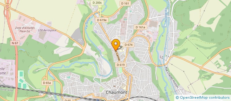 localisation de l'entreprise ASSOCIATION POUR LE DON DE SANG BENEVOLE DE CHAUMONT ET SES ENVIRONS à CHAUMONT