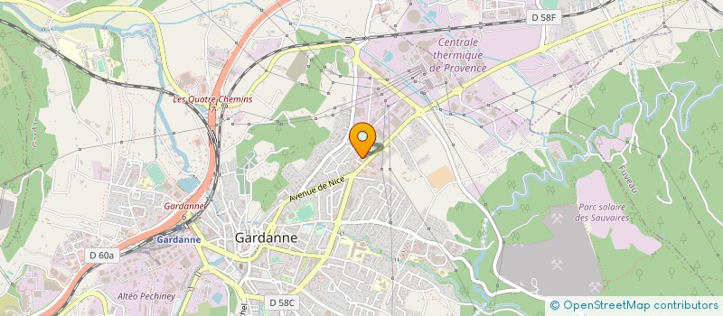 localisation de l'entreprise ASSOCIATION POUR LE DON DE SANG BENEVOLE DE GARDANNE BIVER à GARDANNE