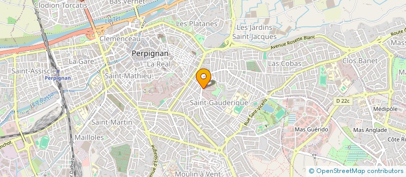 localisation de l'entreprise ASSOCIATION POUR LE DON DE SANG BENEVOLE DE LA GENDARMERIE NATIONALE DES PYRENEES-ORIENTALES à PERPIGNAN