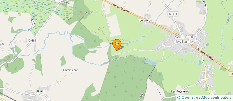 localisation de l'entreprise ASSOCIATION POUR LE DON DE SANG BENEVOLE DE LA VALLEE DE L' AUTHRE à JUSSAC