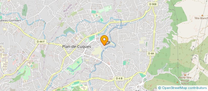 localisation de l'entreprise ASSOCIATION POUR LE DON DE SANG BENEVOLE DE PLAN DE CUQUES à PLAN-DE-CUQUES