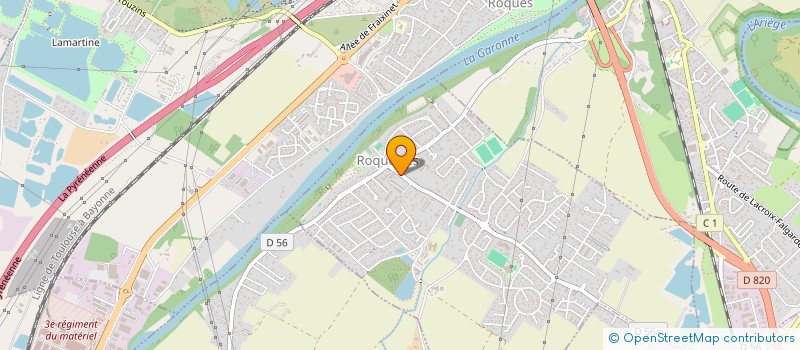localisation de l'entreprise ASSOCIATION POUR LE DON DE SANG BENEVOLE DE ROQUETTES ET ROQUES à ROQUETTES