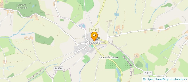 localisation de l'entreprise ASSOCIATION POUR LE DON DE SANG BENEVOLE DE SAINT FLORENT LE VIEIL  MAUGES-SUR-LOIRE