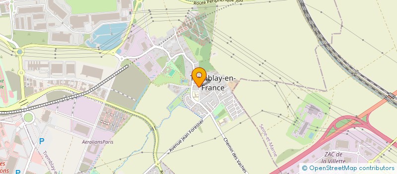localisation de l'entreprise ASSOCIATION POUR LE DON DE SANG BENEVOLE DE TREMBLAY EN FRANCE à TREMBLAY-EN-FRANCE