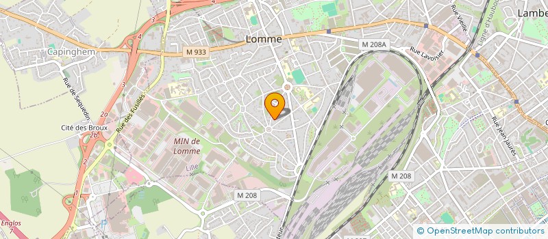 localisation de l'entreprise ASSOCIATION POUR LE DON DU SANG BENEVOLE DE CAPINGHEM LOMME SEQUEDIN à LILLE