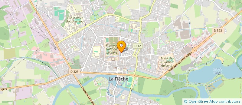 localisation de l'entreprise ASSOCIATION POUR LE DON DU SANG BENEVOLE SCTEUR DE LA FLECHE à LA FLECHE