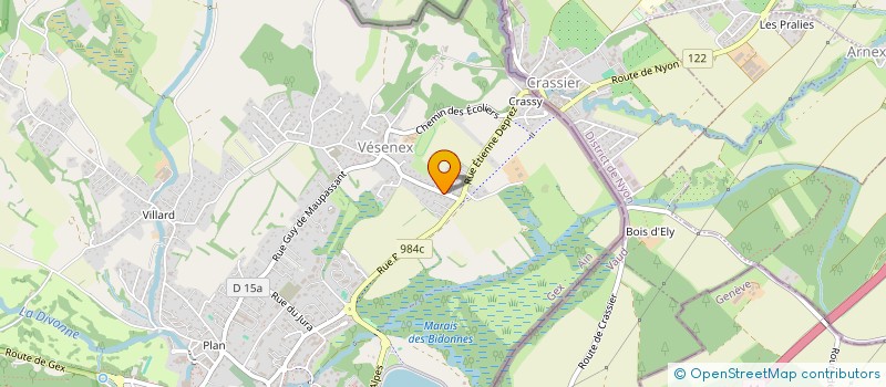 localisation de l'entreprise ASSOCIATION POUR LE FINANCEMENT DE LA CAMPAGNE ELECTORALE DE MME FAURE DANS LE CADRE DES ELECTIONS LEGISLATVES DES 10 ET à DIVONNE-LES-BAINS