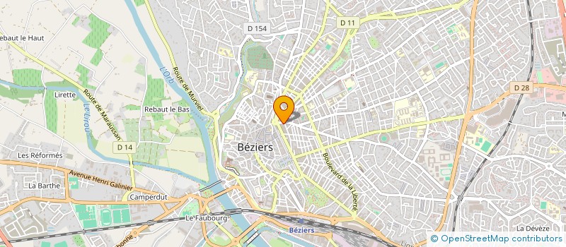 localisation de l'entreprise ASSOCIATION POUR LE FINANCEMENT DE LA CAMPAGNE LEGISLATIVE D ELIE ABOUD N 2 (AFCLEA2) à BEZIERS