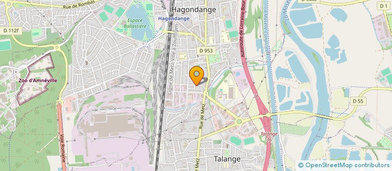 localisation de l'entreprise ASSOCIATION POUR LE FINANCEMENT DU PARTI COMUNISTE FRANCAIS DEPARTEMENT DE MOSELLE   HAGONDANGE