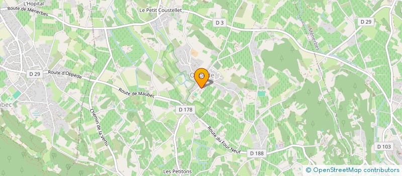 localisation de l'entreprise ASSOCIATION POUR LE JUMELAGE OPPEDE - MONTERIGGIONI  OPPEDE