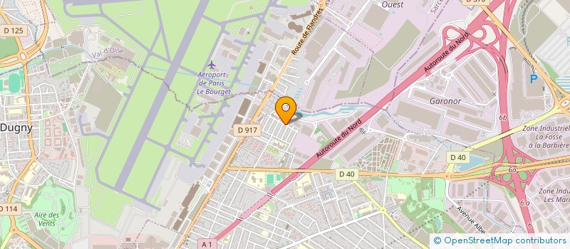 localisation de l'entreprise ASSOCIATION POUR LE LOGEMENT DES ISOLES  LE BLANC-MESNIL