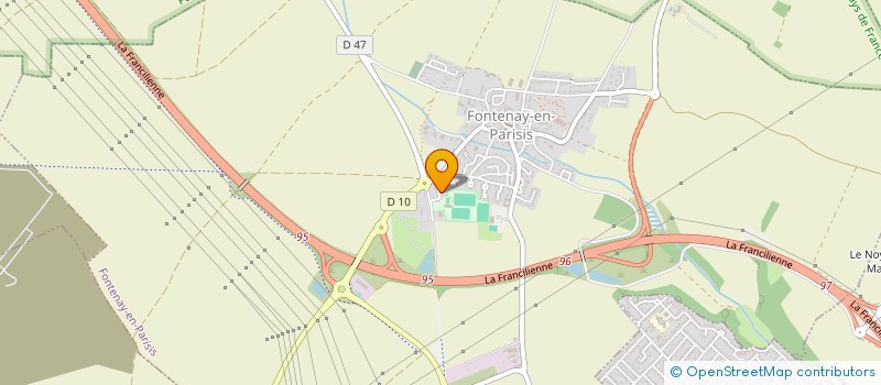 localisation de l'entreprise ASSOCIATION POUR LE LOGEMENT ET L'INSERTION DES JEUNES  FONTENAY-EN-PARISIS