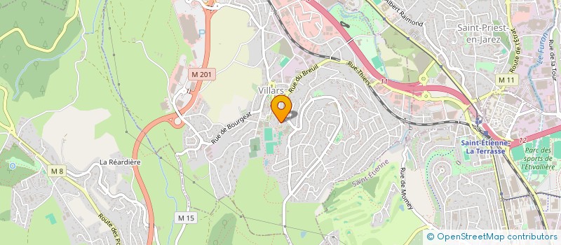 localisation de l'entreprise ASSOCIATION POUR LE MAINTIEN D'UNE AGRICULTURE PAYSANNE - A.M.A.P. DE VILLARS  VILLARS