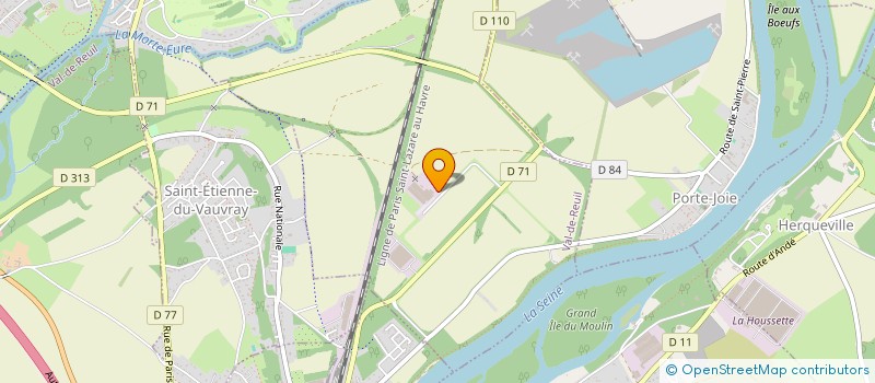 localisation de l'entreprise ASSOCIATION POUR LE MAINTIEN D'UNE AGRICULTURE PAYSANNE DE VAL-DE-REUIL  VAL-DE-REUIL