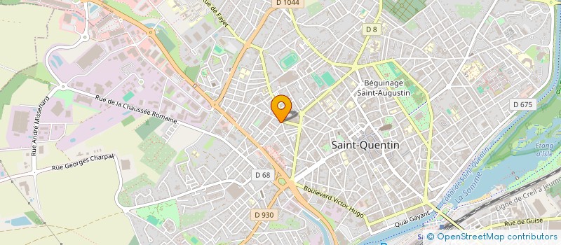 localisation de l'entreprise ASSOCIATION POUR LE MAINTIEN D'UNE AGRICULTURE PAYSANNE - LES PANIERS D'ELISE  SAINT-QUENTIN