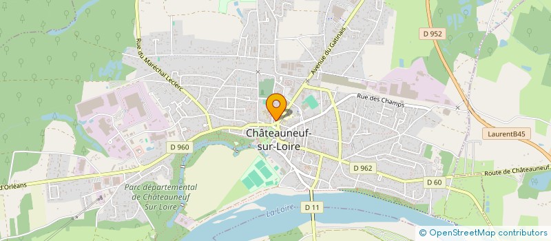 localisation de l'entreprise ASSOCIATION POUR LE MAINTIEN DE L'AGRICULTURE PAYSANNE DE CHATEAUNEUF SUR LOIRE à CHATEAUNEUF-SUR-LOIRE
