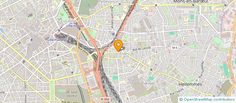 localisation de l'entreprise ASSOCIATION POUR LE MAINTIEN DE L'AGRICULTURE PAYSANNE DE LA GRANDE OURSE  LILLE