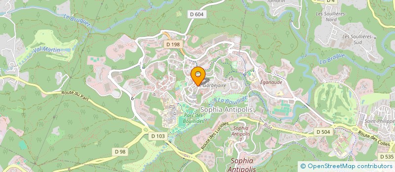 localisation de l'entreprise ASSOCIATION POUR LE MAINTIEN DE L'AGRICULTURE PAYSANNE DE VALBONNE - AMAP 'DESIR DE BIO' à VALBONNE