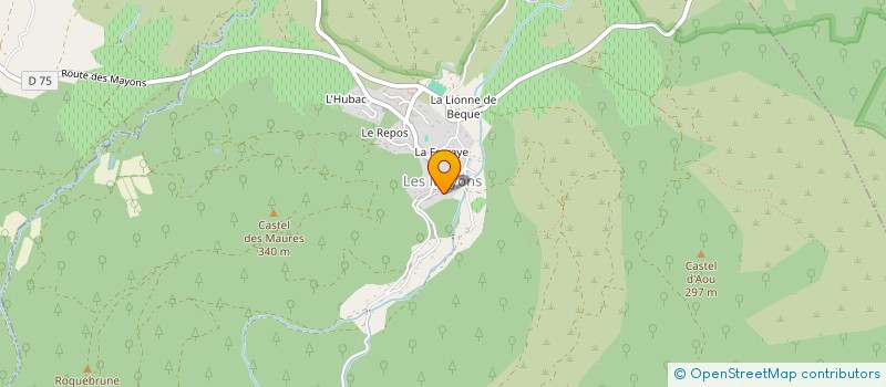 localisation de l'entreprise ASSOCIATION POUR LE MAINTIEN DE L'AGRICULTURE PAYSANNE DES MAURES à LE CANNET-DES-MAURES