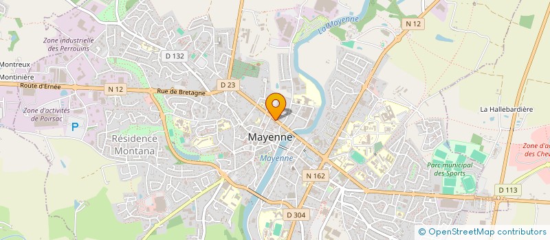 localisation de l'entreprise ASSOCIATION POUR LE MEMORIAL DE LA DEPORTATION à MAYENNE