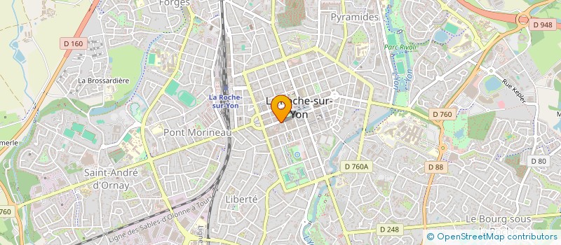 localisation de l'entreprise ASSOCIATION POUR LE MEMORIAL DE LA RESISTANCE ET DE LA DEPORTATION EN VENDEE à LA ROCHE-SUR-YON