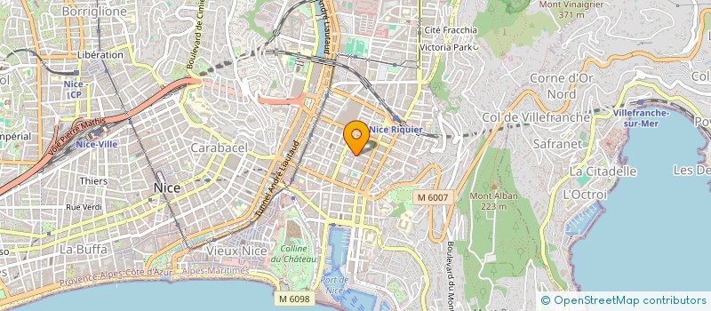 localisation de l'entreprise ASSOCIATION POUR LE MICROCREDIT à NICE