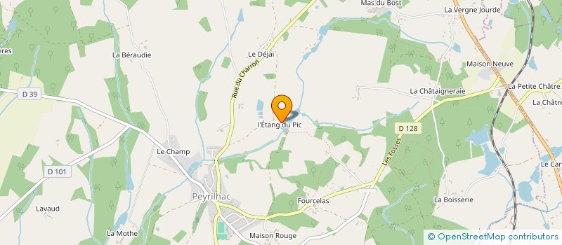 localisation de l'entreprise ASSOCIATION POUR LE PARRAINAGE EN LIMOUSIN AQUITAINE ET POITOU-CHARENTES (APPELAP) à PEYRILHAC