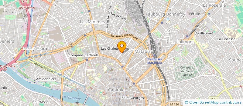 localisation de l'entreprise ASSOCIATION POUR LE PERE MARIE ANTOINE LE SAINT DE TOULOUSE à TOULOUSE