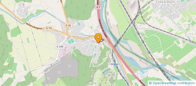 localisation de l'entreprise ASSOCIATION POUR LE PRESTIGE DE L'EGLISE D'ORGON  ORGON