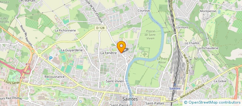 localisation de l'entreprise ASSOCIATION POUR LE PRET DE MATERIEL D'ACTIONS CULTURELLES à SAINTES