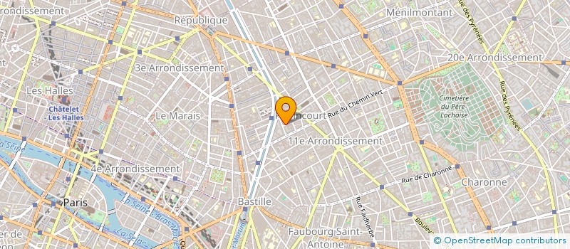 localisation de l'entreprise ASSOCIATION POUR LE RASSEMBLEMENT LA COOPERATION ET L'ACTION ACTIVE POUR LE DEVELOPPEMENT ARCAAD  PARIS