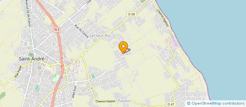 localisation de l'entreprise ASSOCIATION POUR LE RAYONNEMENT DES ENSEIGNEMENTS VEDIQUES AUTHENTIQUES à SAINT-ANDRE