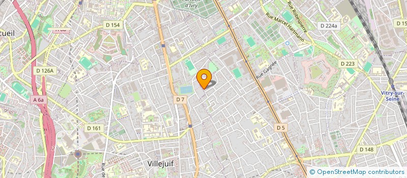 localisation de l'entreprise ASSOCIATION POUR LE RAYONNEMENT ET LE DEVELOPPEMENT DU PATCHWORK à VITRY-SUR-SEINE