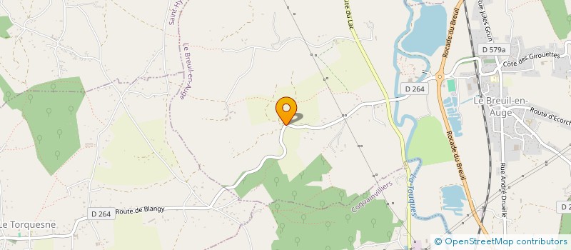 localisation de l'entreprise ASSOCIATION POUR LE SOURIRE  DE LORENA  LE BREUIL-EN-AUGE