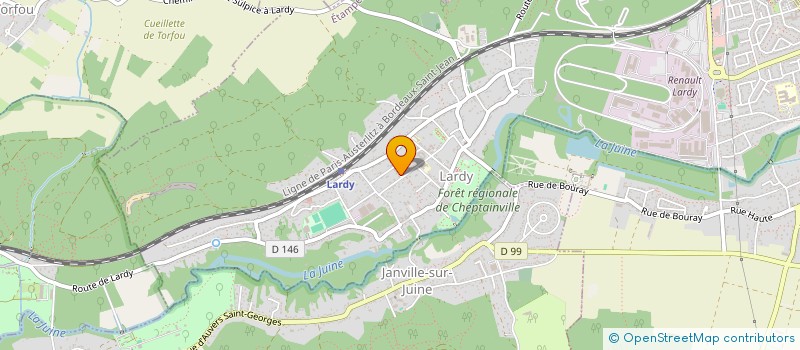 localisation de l'entreprise ASSOCIATION POUR LE SOUTIEN A LA REVUE COLEOPTERES à LARDY