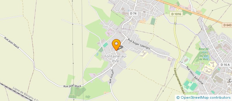 localisation de l'entreprise ASSOCIATION POUR LE SOUTIEN AU COMITE D'EXPANSION  FONTAINE-AU-PIRE