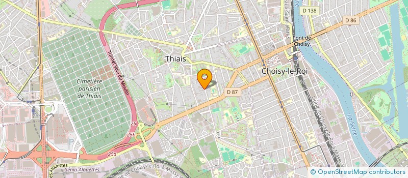 localisation de l'entreprise ASSOCIATION POUR LE TEMPS PARTAGE à THIAIS