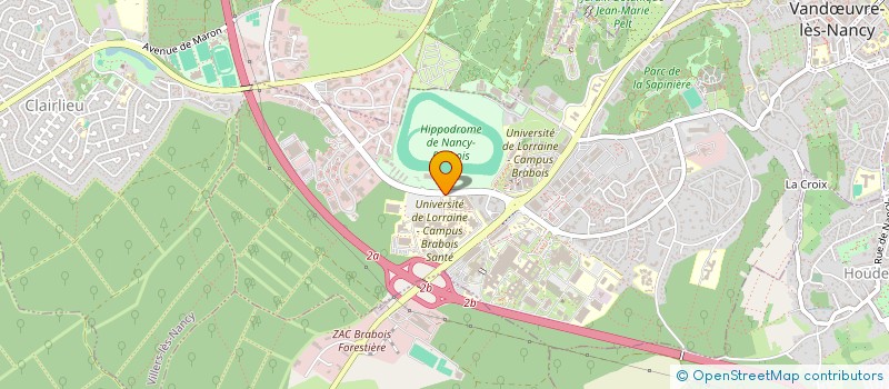 localisation de l'entreprise ASSOCIATION POUR LE WEEK-END OFFICINE 2026  VANDUVRE-LES-NANCY