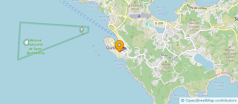 localisation de l'entreprise ASSOCIATION POUR LES AGRICULTEURS DE SAINT-BARTH à SAINT BARTHELEMY