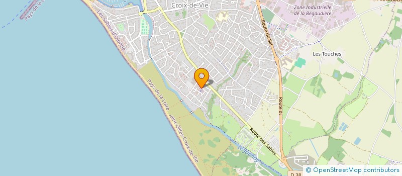 localisation de l'entreprise ASSOCIATION POUR LES ARTS ET L'HISTOIRE à SAINT-GILLES-CROIX-DE-VIE