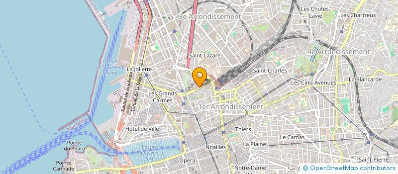 localisation de l'entreprise ASSOCIATION POUR LES BOUCHES DU RHONE DE L'INDECOSA CGT à MARSEILLE