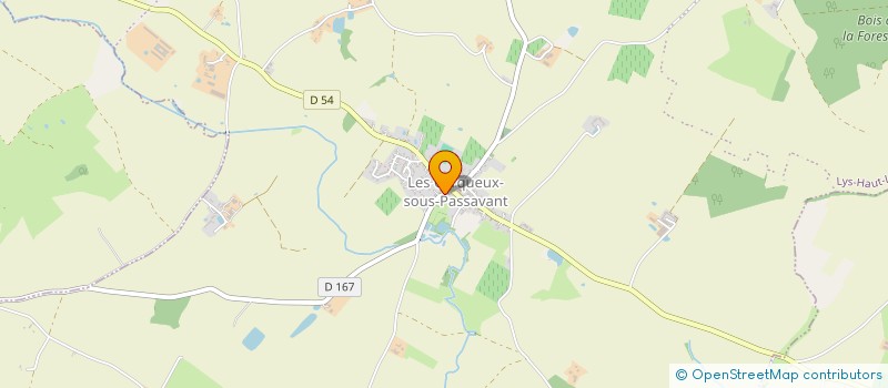localisation de l'entreprise ASSOCIATION POUR LES CALVAIRES ET STATUTS, AINSI QUE TOUS MONUMENTS DE LA COMMUNAUTE PAROISSIALE DES CERQUEUX-SOUS-PASSA à LYS-HAUT-LAYON
