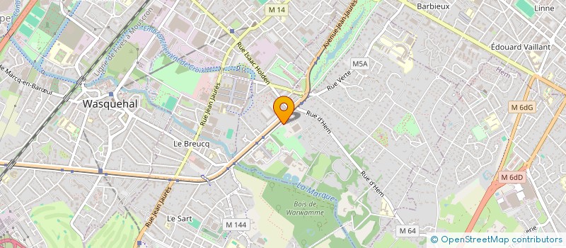 localisation de l'entreprise ASSOCIATION POUR LES COMPETENCES ET EMPLOIS EN METROPOLE EUROPEENNE DE LILLE  CROIX