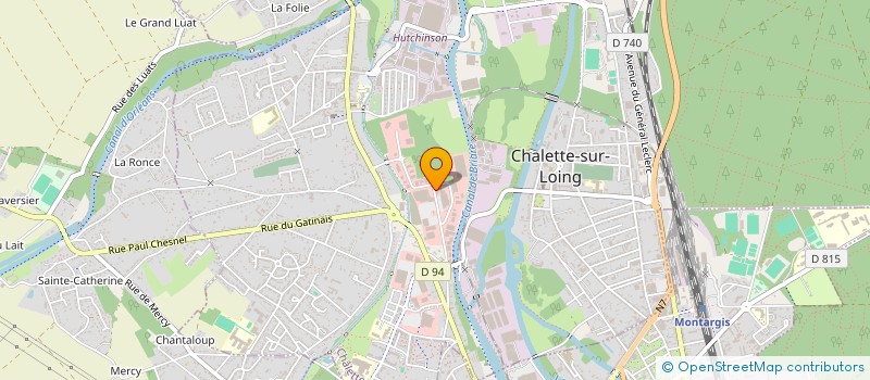 localisation de l'entreprise ASSOCIATION POUR LES ECHANGES ECONOMIQUES ET CULTURELS DU MONTARGOIS à CHALETTE-SUR-LOING