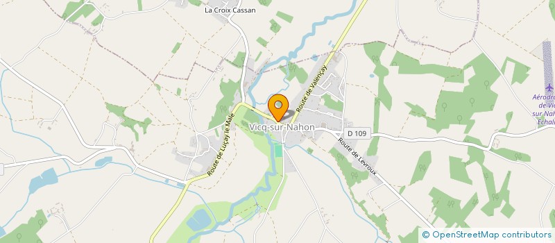 localisation de l'entreprise ASSOCIATION POUR LES ECOLES DU SYNDICAT INTERCOMMUNAL DE REGROUPEMENT PEDAGOGIQUE DE VEUIL-VICQ-SUR-NAHON, LANGE à VICQ-SUR-NAHON