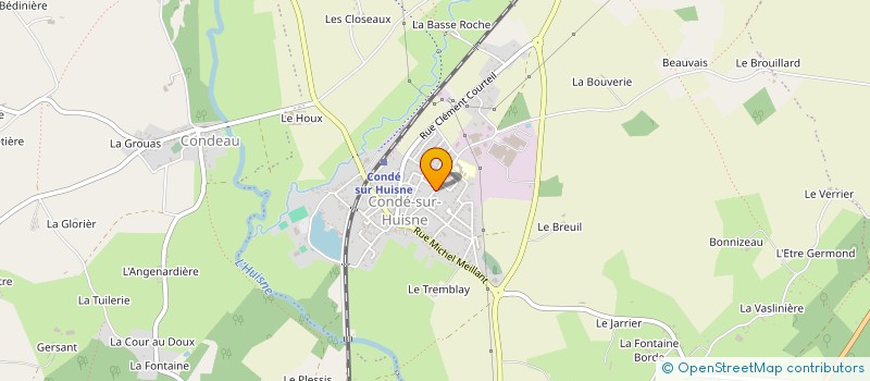 localisation de l'entreprise ASSOCIATION POUR LES ECOLIERS CONDEENS à SABLONS-SUR-HUISNE