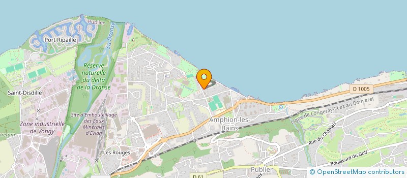 localisation de l'entreprise ASSOCIATION POUR LES ECOLIERS DE MAXILLY  MAXILLY-SUR-LEMAN